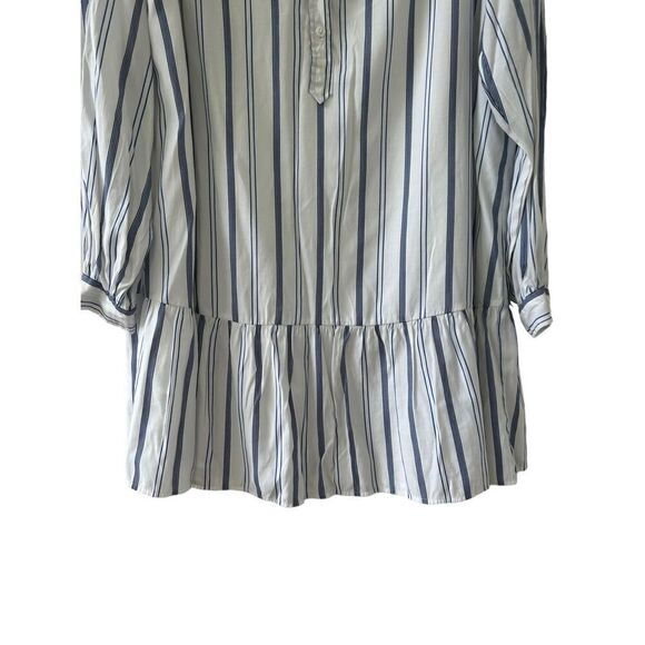 Elizabeth and James Joana Striped Tunic Mini Dress Women’s Size Medium - Picture 2 of 7